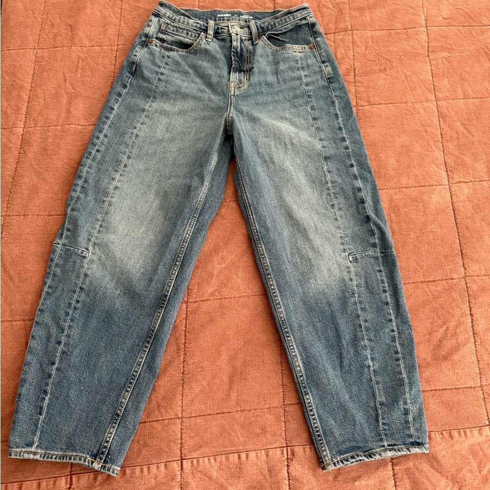 Old Navy high waisted barrel jeans
